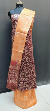 Batik print suit