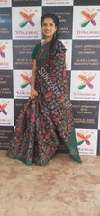 Pure Tussar Silk print saree