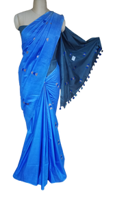 Soft silk embroidery saree SILK ZONE