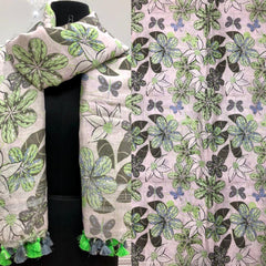Linen digital print dupatta silkzon.in