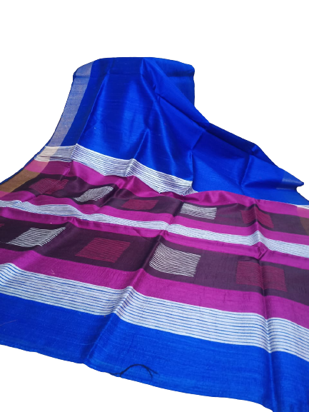 Tussar dupion silk saree SILK ZONE