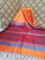 Tussar dupion silk Saree SILK ZONE