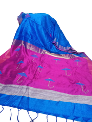 Tussar dupion silk Saree SILK ZONE