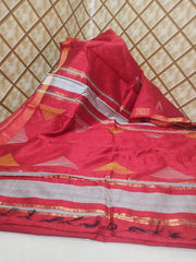 Tussar dupion silk saree SILK ZONE
