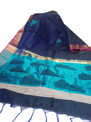 Tussar dupion silk saree SILK ZONE