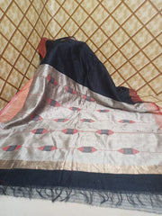 Tussar dupion silk saree SILK ZONE