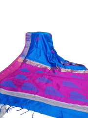 Tussar dupion silk saree SILK ZONE