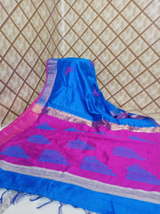 Tussar dupion silk saree SILK ZONE