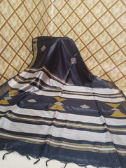Tussar dupion silk saree SILK ZONE