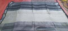 Tissue linen buta saree SILK ZONE