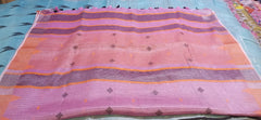 Tissue linen buta saree SILK ZONE