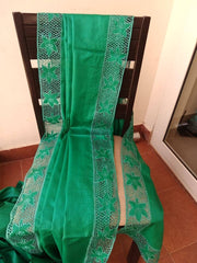 Tussar silk cutwork saree SILK ZONE