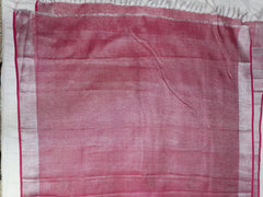 Tissue linen embroidery saree SILK ZONE