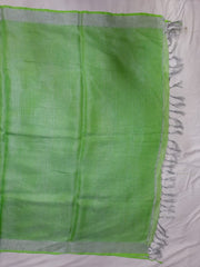 Tissue linen embroidery saree SILK ZONE