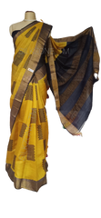 Pure Tussar Silk print saree
