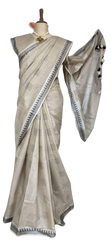 Khadi Linen Fancy Butta Sarees SILK ZONE
