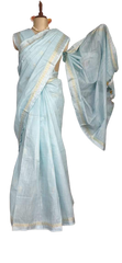 Khadi Linen Fancy Butta Sarees SILK ZONE