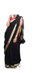Pure Linen Saree M J HANDLOOM