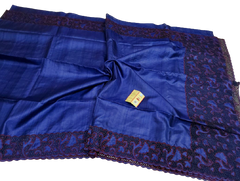 Tussar silk cutwork design SILK ZONE