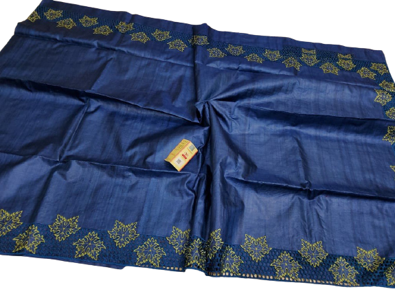 Tussar silk cutwork saree SILK ZONE