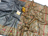 TUSSAR SILK PRINT SAREE