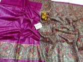TUSSAR SILK PRINT SAREE