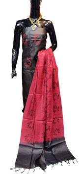 Tussar silk printed suit SILK ZONE