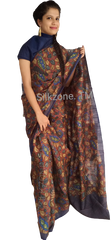 Pure Tussar Silk print saree