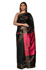 Tussar dupion silk saree SILK ZONE