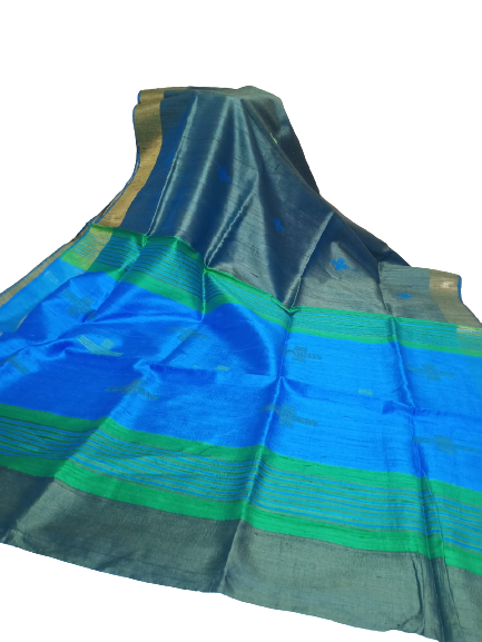 Tussar dupion silk Saree SILK ZONE