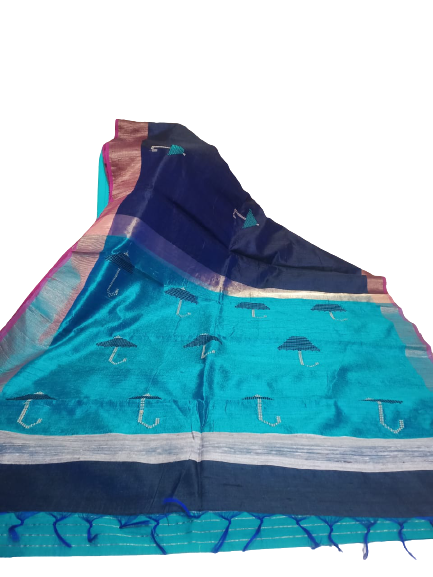 Tussar dupion silk Saree SILK ZONE