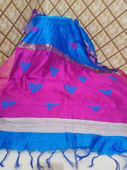 Tussar dupion silk saree SILK ZONE