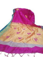 Tussar dupion silk saree SILK ZONE