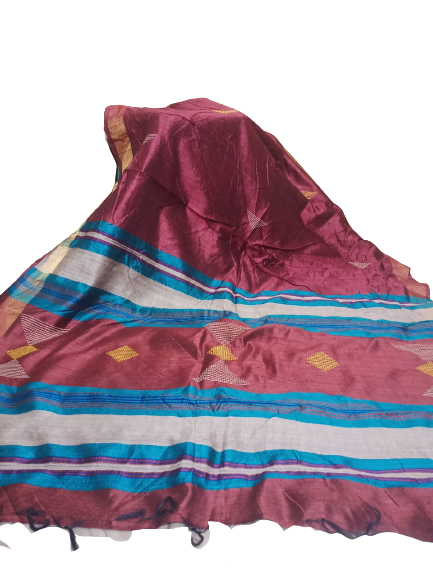 Tussar dupion silk Saree SILK ZONE