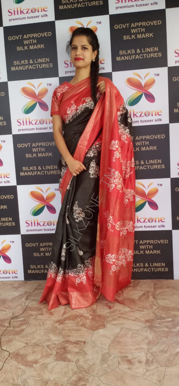 Organza model saree SILK ZONE