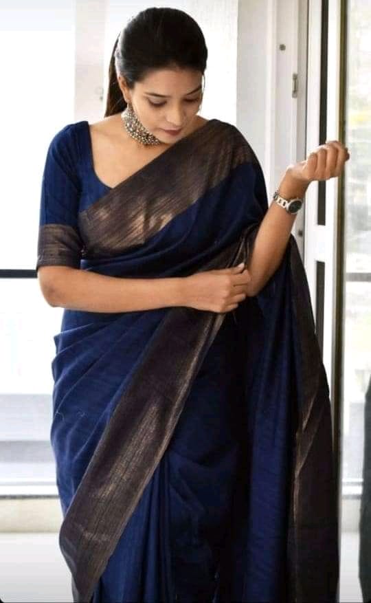 Jayshree zari border saree SILK ZONE