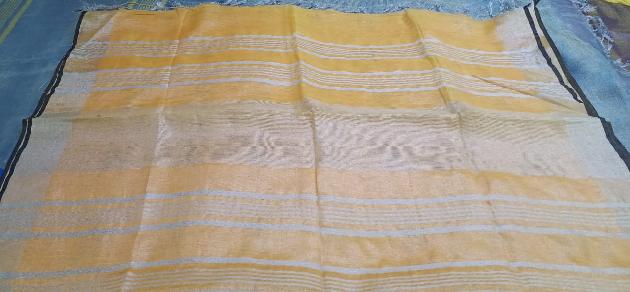 Tissue linen buta saree SILK ZONE