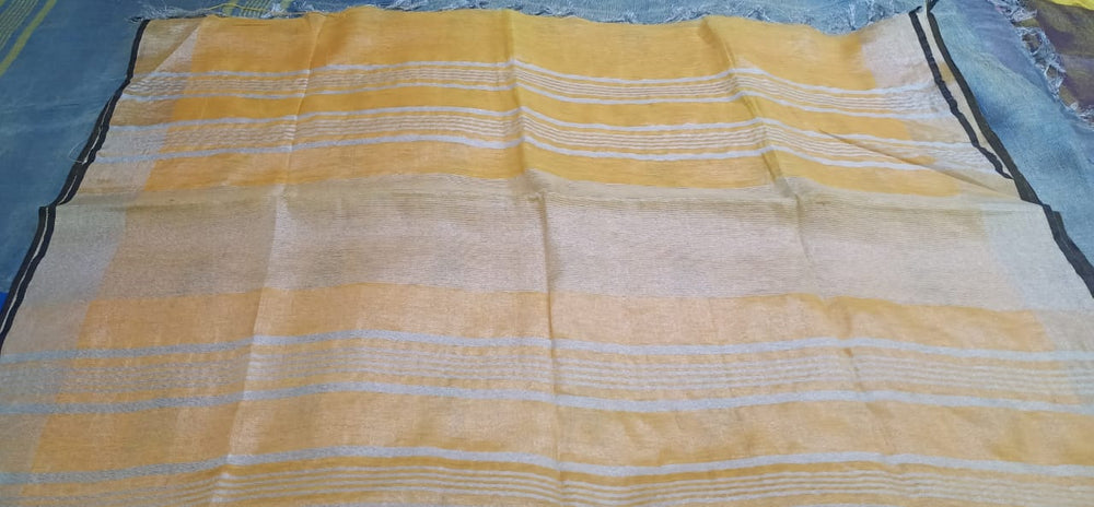 Tissue linen buta saree SILK ZONE