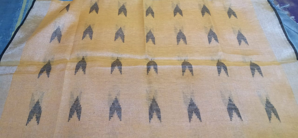 Tissue linen buta saree SILK ZONE