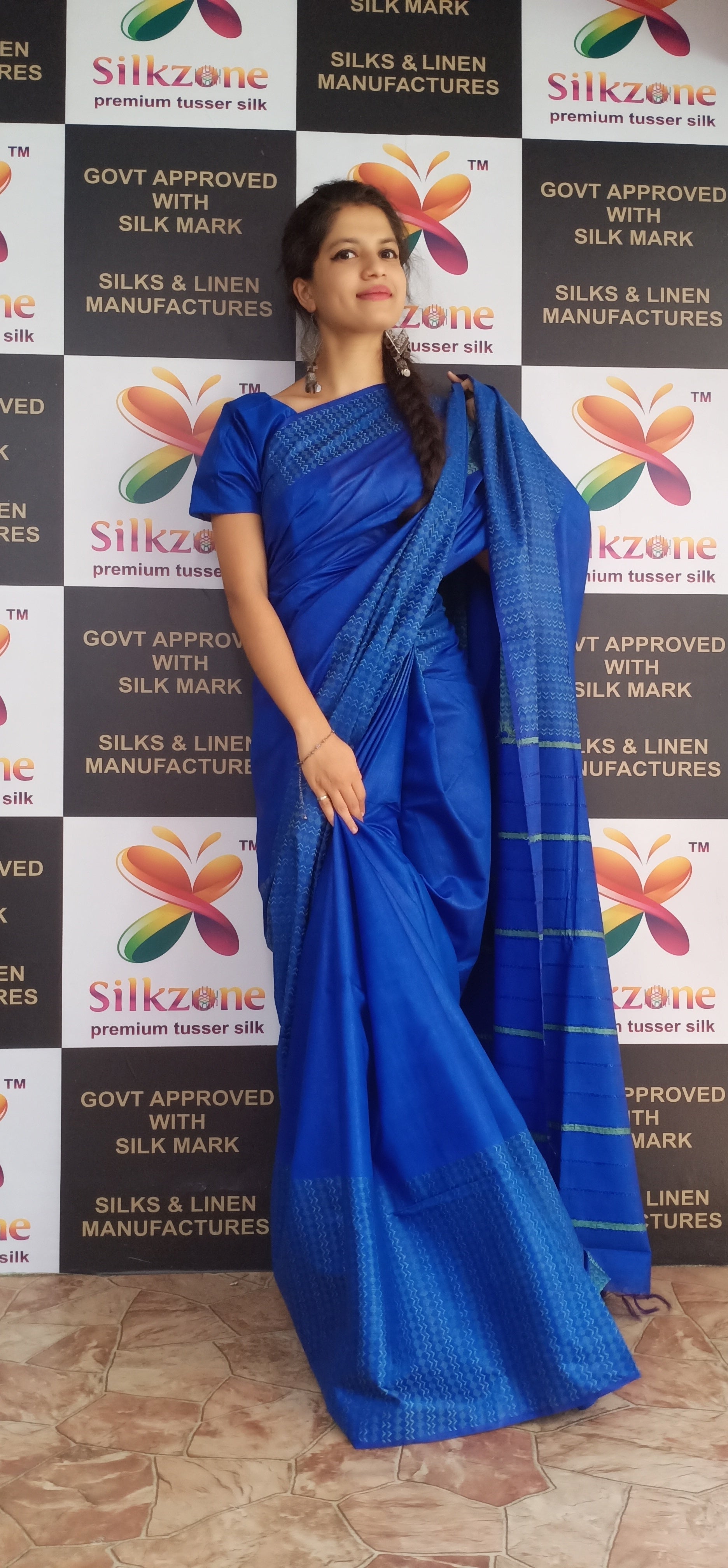 Soft silk jacquard border saree SILK ZONE