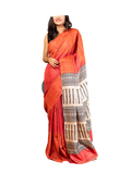 Pure Tussar Silk print saree