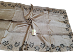 Tussar silk cutwork design SILK ZONE