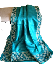 Tussar silk cutwork saree SILK ZONE